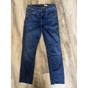 MOTHER The Rascal Ankle Snippet Fray, Mint Condition, Size 29 Jeans Stretch